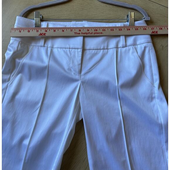 Y2K Office Siren Bebe Suit Sz 8 White Gold Buttons Luxury Blazer & Pants Classic - Picture 11 of 16